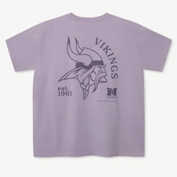 Minnesota Vikings L&L '89 Classics NFL T-Shirt Lila