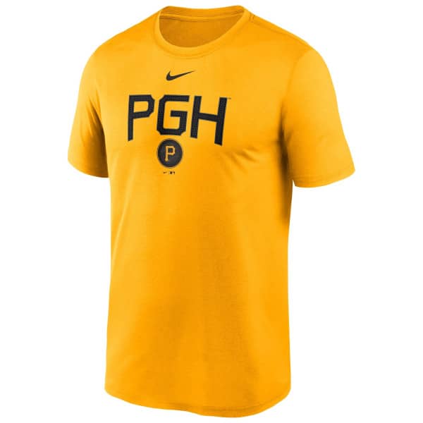 Pittsburgh Pirates 2023 City Connect Nike Legend MLB T-Shirt Gelb