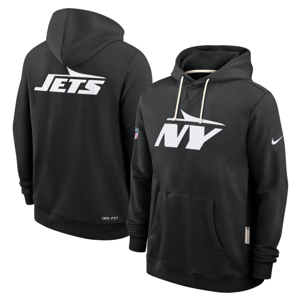 New York Jets 2025 NFL Sideline Nike Standard Issue Hoodie Black