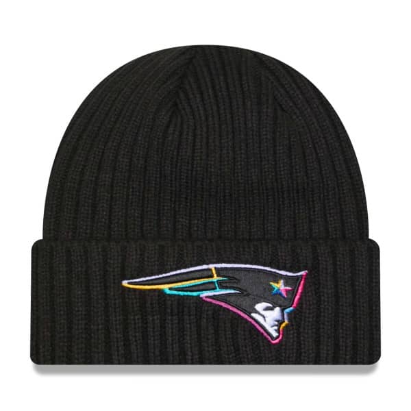 New England Patriots 2024 NFL Crucial Catch New Era Tech Knit Beanie