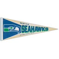 Seattle Seahawks Premium Throwback NFL Pennant