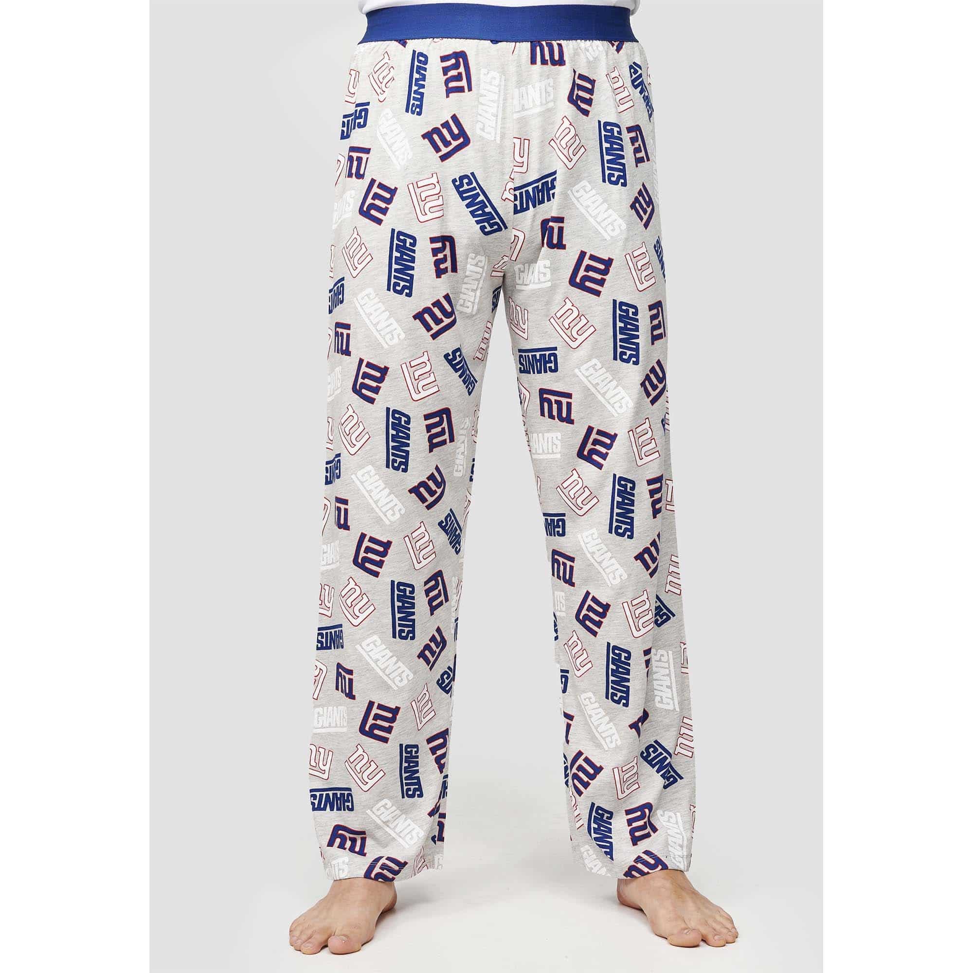 New York Giants Recovered NFL Lounge Pants Grey