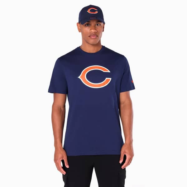 Chicago Bears Team Logo New Era NFL T-Shirt Navy