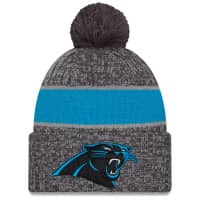 Carolina Panthers Gray 2023 NFL Sideline New Era Sport Knit Wintermütze