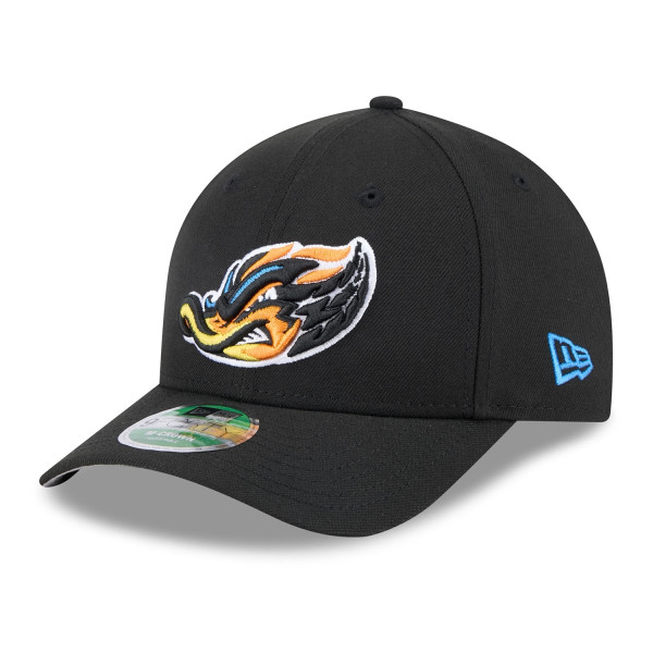 Akron RubberDucks Player Replica 9FORTY M-Crown Snapback MiLB Cap Black