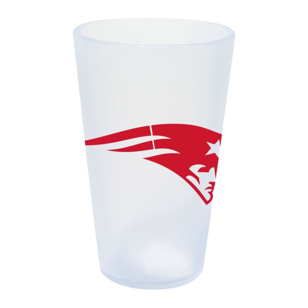 New England Patriots Icicle Silicone NFL Pint Glass