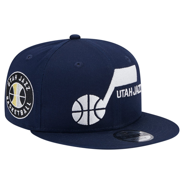 Utah Jazz Side Patch New Era 9FIFTY Snapback NBA Cap Navy