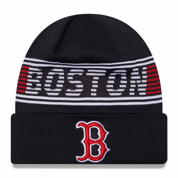 Boston Red Sox Authentic 2024 MLB Clubhouse New Era Beanie Wintermütze
