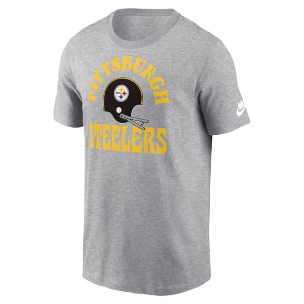 Pittsburgh Steelers Nike Funky Throwback NFL T-Shirt Gray
