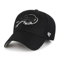 Buffalo Bills Black & White '47 MVP Adjustable NFL Cap Black