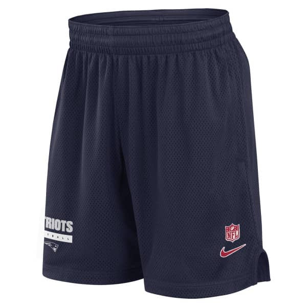 New England Patriots 2024 NFL Sideline Mesh Nike Dri-FIT Shorts Navy