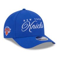 New York Knicks 2025 NBA Draft 9FORTY M-Crown A-Frame Snapback Cap Blue