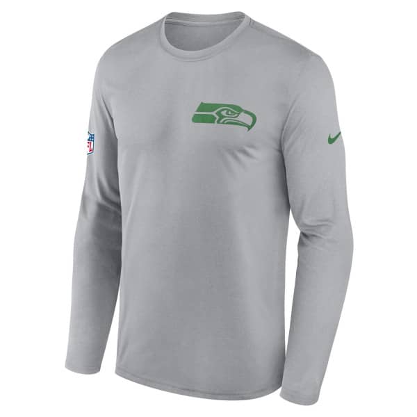 Seattle Seahawks 2025 Rivalries Legend Long Sleeve T-Shirt Gray