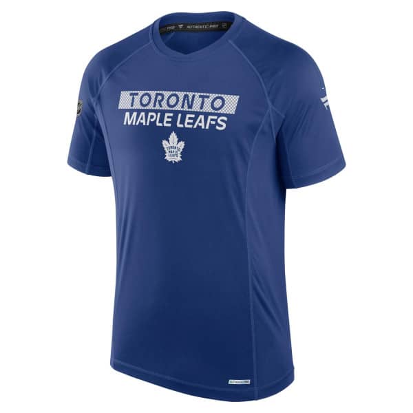 Toronto Maple Leafs 2024/25 Authentic Pro Rink Tech NHL T-Shirt Blau