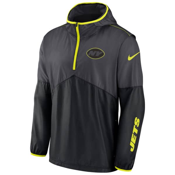 New York Jets Nike VOLT Half-Zip NFL Jacket Black