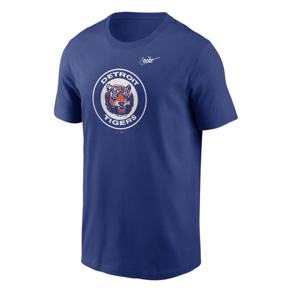 Detroit Tigers Cooperstown Logo Nike MLB T-Shirt Blau