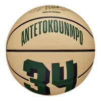 Giannis Antetokounmpo #34 Milwaukee Bucks Wilson NBA Mini Basketball (Size 3)