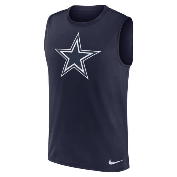 Dallas Cowboys Nike Dri-FIT NFL Muscle Tank Top Navy