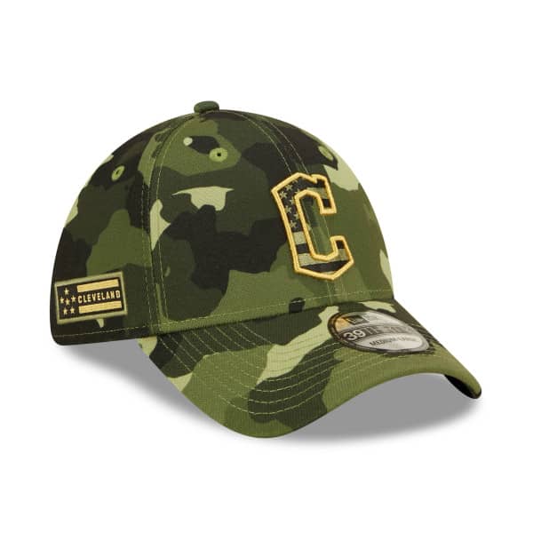 Cleveland Guardians 2022 MLB Armed Forces New Era 39THIRTY Flex Cap