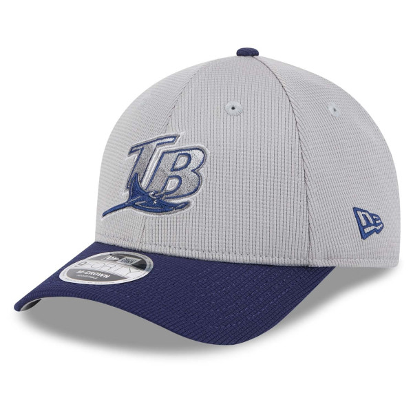 Tampa Bay Rays Colorway 2025 MLB Batting Practice 9FORTY M-Crown Snapback Cap Gray