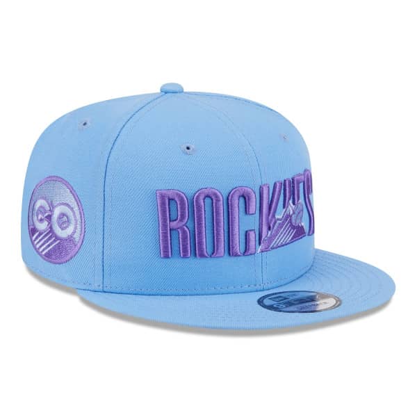 Colorado Rockies FP903 City Connect New Era 9FIFTY Snapback Cap Blue