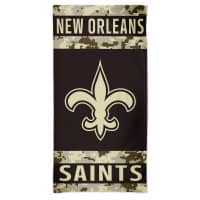 New Orleans Saints Camo Spectra NFL Beach Towel