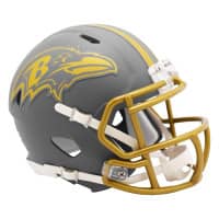 Baltimore Ravens Slate Alternate NFL Speed Mini Helmet