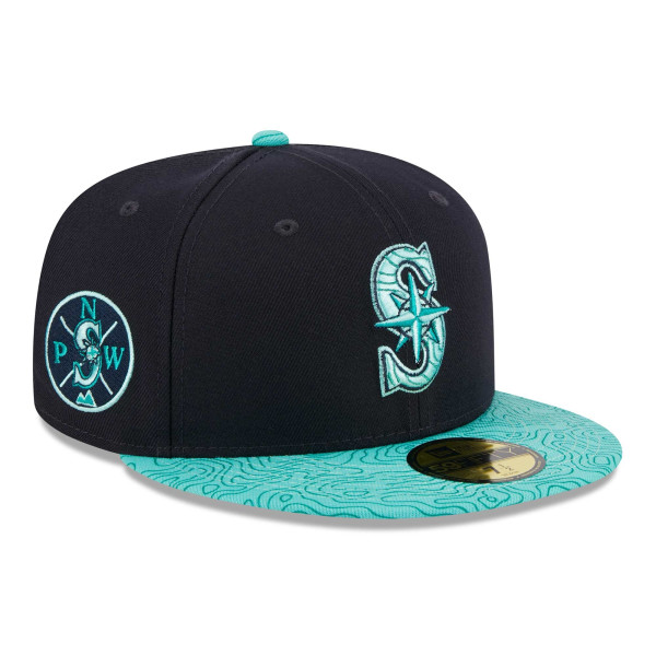 Seattle Mariners 2023 All-Star Game Topography New Era 59FIFTY Fitted MLB Cap