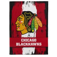 Chicago Blackhawks Brush Fleece NHL Decke