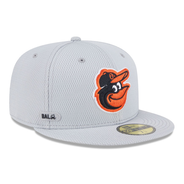 Baltimore Orioles 2025 MLB Authentic Clubhouse 59FIFTY Fitted Cap Gray