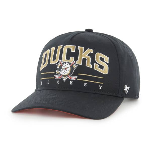 Anaheim Ducks Hitch Roscoe '47 Adjustable NHL Cap Black