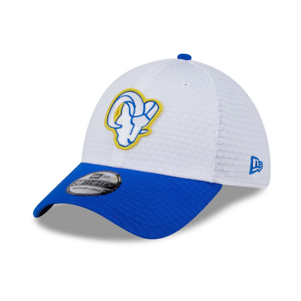 Los Angeles Rams 2024 NFL Training Camp New Era 39THIRTY Flex Cap White