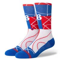 Philadelphia 76ers Zone Stance NBA Crew Socks