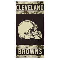 Cleveland Browns Camo Spectra NFL Beach Towel