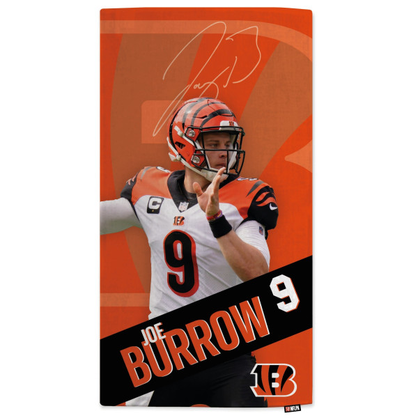 Joe Burrow Cincinnati Bengals NFL Beach Towel