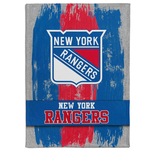 New York Rangers Brush Fleece NHL Blanket