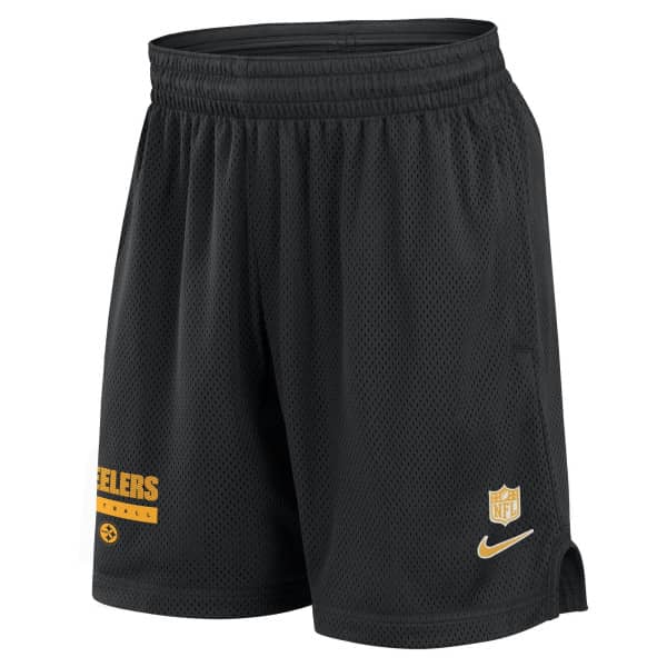 Pittsburgh Steelers 2024 NFL Sideline Mesh Nike Dri-FIT Shorts Black