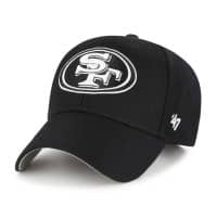 San Francisco 49ers Black & White '47 MVP Adjustable NFL Cap Black