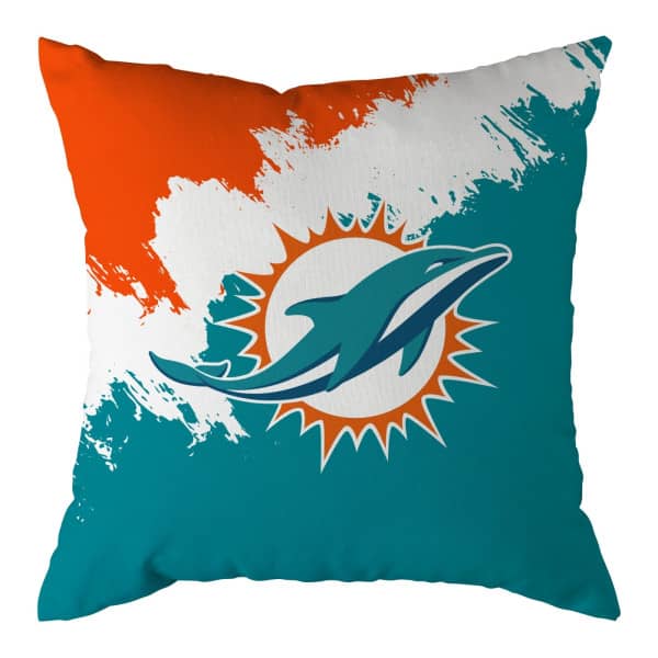 Miami Dolphins Brush NFL Cushion