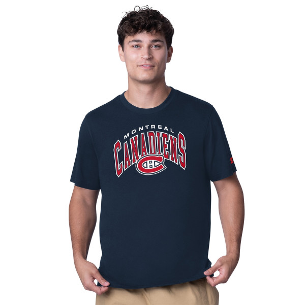 Montreal Canadiens Starter Drop The Puck NHL T-Shirt Navy