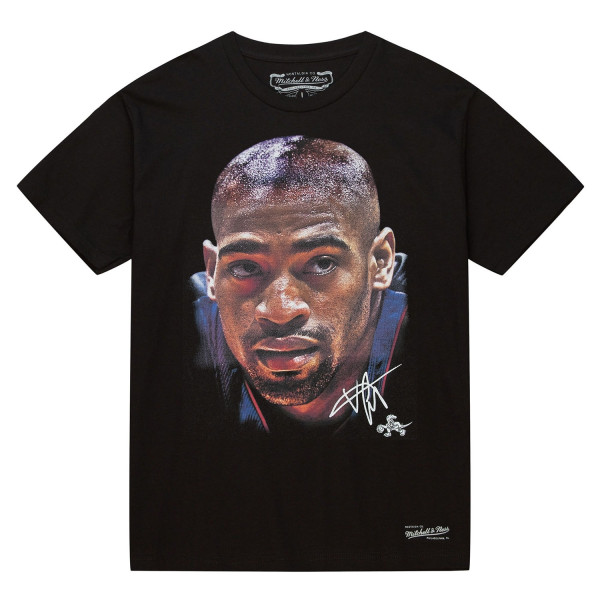 Vince Carter Mitchell & Ness Real Big Face NBA Tee Schwarz