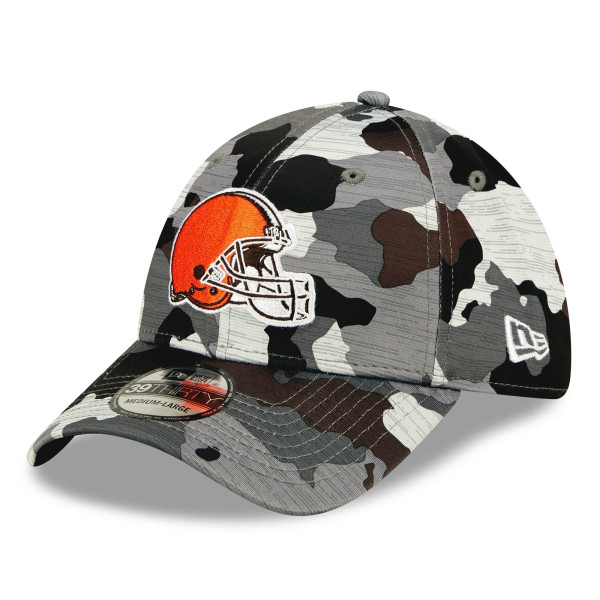 Cleveland Browns On-Field 2022 NFL Training New Era 39THIRTY Flex Cap