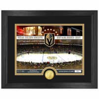 Vegas Golden Knights 1-Time Stanley Cup Champions Bronze Coin Gerahmtes NHL Bild