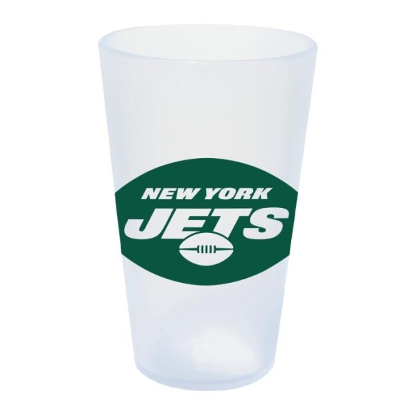 New York Jets Icicle Silicone NFL Pint Glass