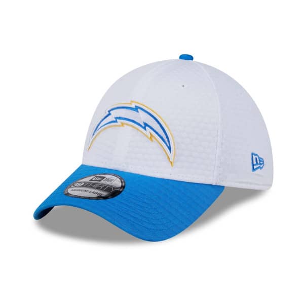 Los Angeles Chargers 2024 NFL Training Camp New Era 39THIRTY Flex Cap White