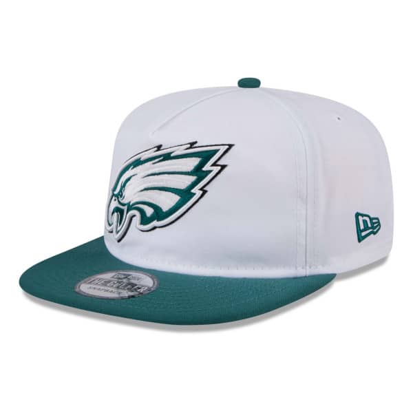 Philadelphia Eagles 2024 NFL Training Camp New Era Golfer Snapback Cap White