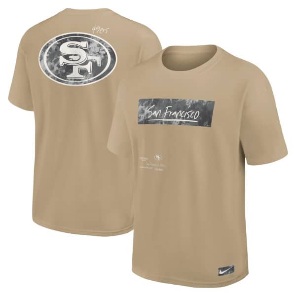 San Francisco 49ers Nike Max 90 NFL T-Shirt Yukon Tan