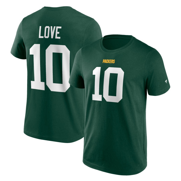 Jordan Love #10 Green Bay Packers Player NFL T-Shirt