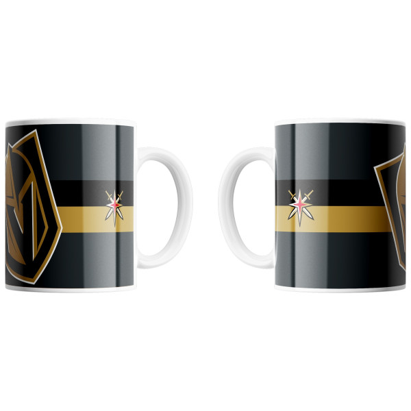 Vegas Golden Knights Triple Logo NHL Jumbo Becher (450 ml)