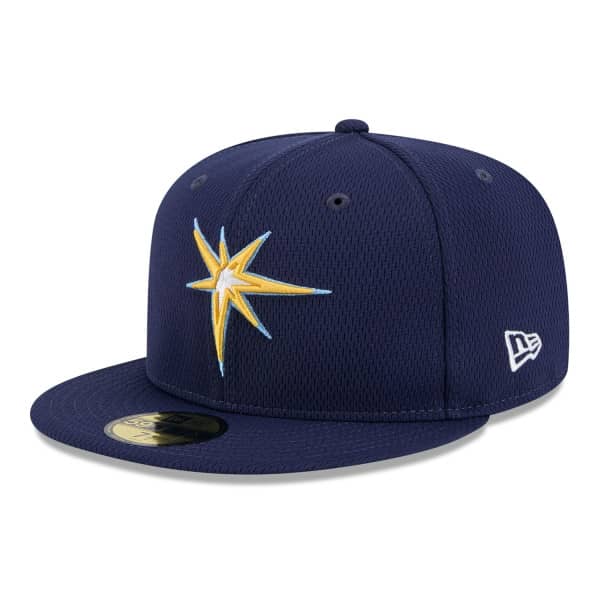 Tampa Bay Rays 2025 MLB Clubhouse 59FIFTY Fitted Cap Navy